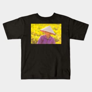 Vietnamese farmer Kids T-Shirt